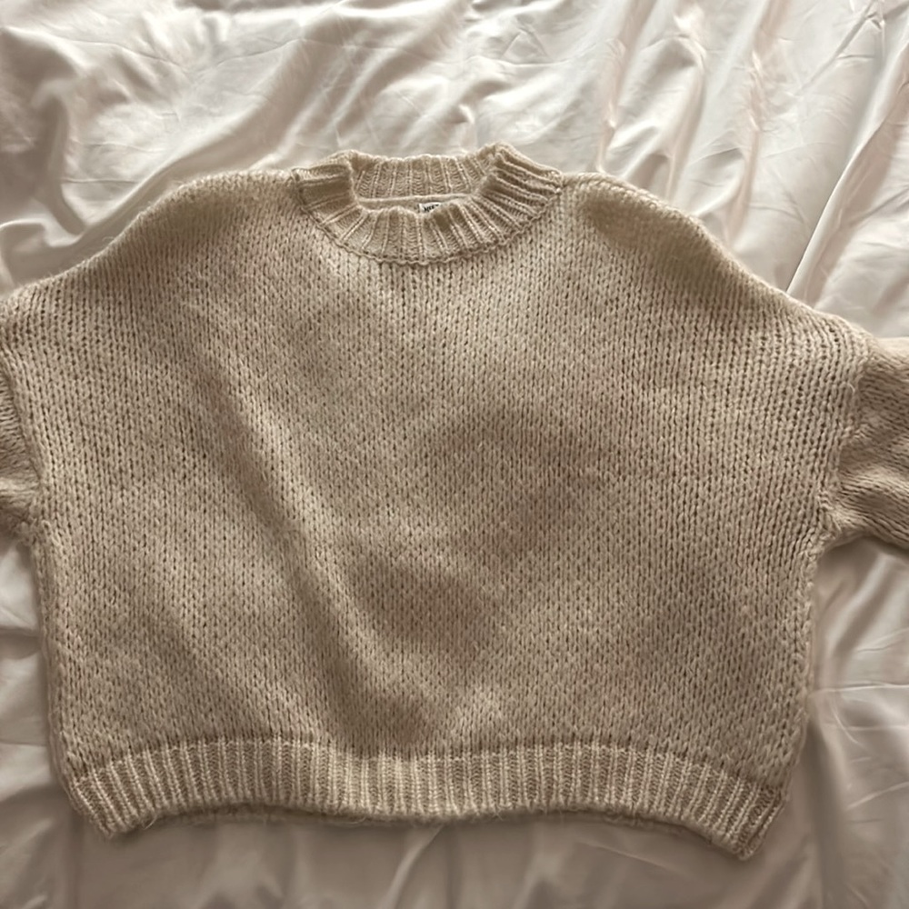 Meet Me There Beige Sweater